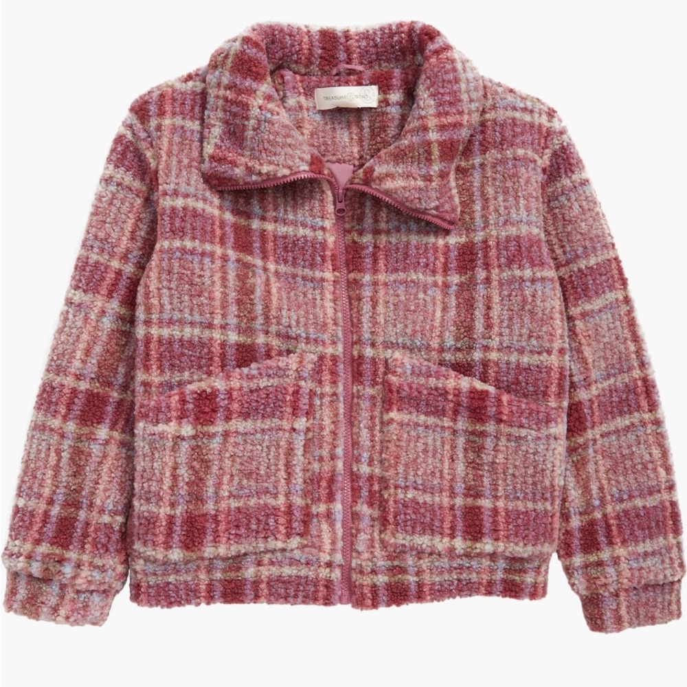 Treasure & Bond Kids High Pile Fleece Jacket